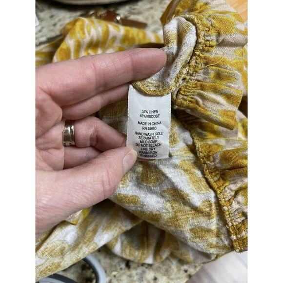 Boutique Unbranded Women's Oversized Linen Viscose Blend Blouse Large - Picture 7 of 7